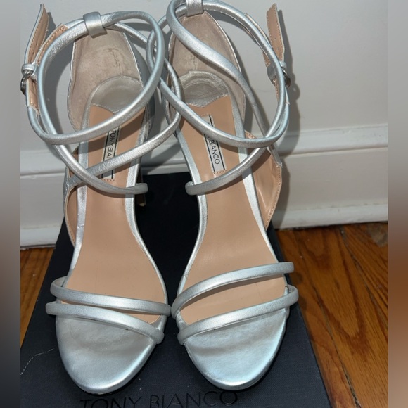 Tony Bianco Shoes - Tony Bianco Alita Titanium Heels Size 10
